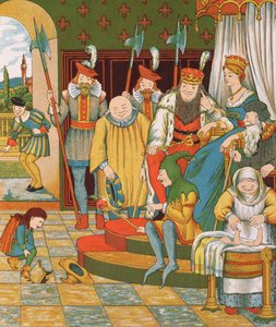 Rumpelstiltskin saapuu hakemaan palkkioksi prinsessan esikoisen, 1882