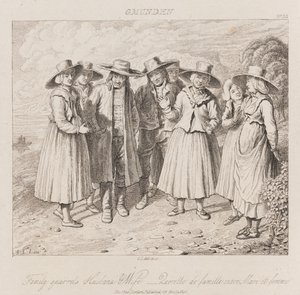 Perhekiista, Gmunden, n. 1821 (etsaus)
