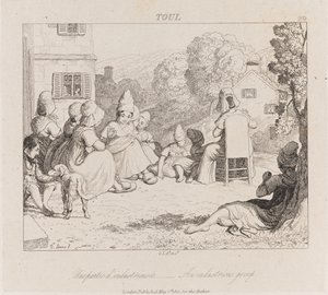Industrious Group, Toul, n. 1821 (etsaus) tekijältä George Robert Lewis