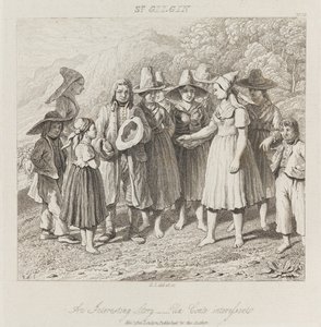 Mielenkiintoinen tarina, St. Gilgin, n. 1821 (etsaus)