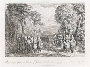 St. Polten - Pyhiinvaeltajat, n. 1821 (etsaus)