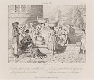 Pesuvihannekset, Heming, n. 1821 (etsaus)