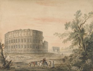 Colosseum, Rooma, kaari vasemmalla tekijältä George Robertson