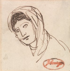 Naisen pää tekijältä George Romney