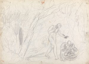 Perditan hylkääminen ja pelastaminen teoksesta ”Talven tarina” tekijältä George Romney