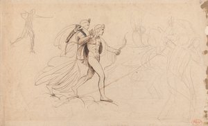 Apollo ja Diana "Nioben lasten tuhoamiseen" tekijältä George Romney