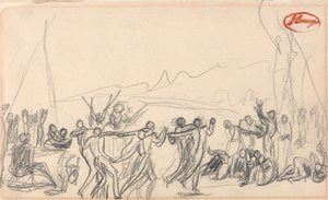 Bacchanalian Scene (Mahdollisesti Antediluvian) tekijältä George Romney