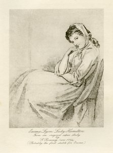 Emma Lady Hamilton tekijältä George Romney