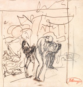 Uloskäynti karhun takaa-ajamana eli "Perditan hylkääminen" elokuvasta "Talven tarina". tekijältä George Romney