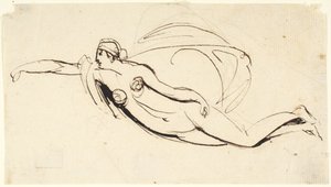 Naisten alastonkuva tekijältä George Romney