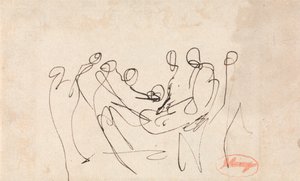 Hahmot, jotka kantavat toista hahmoa tekijältä George Romney