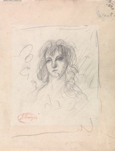 Naisen pää tekijältä George Romney