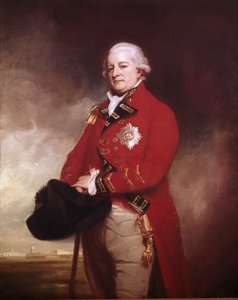Kenraalimajuri Sir Archibald Campbell Inverneilistä ja Ross KB, kuvernööri ja komentaja, Madras, 1790 tekijältä George Romney