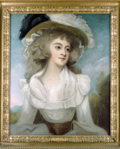 Mrs Tickell (öljy kankaalle) tekijältä George Romney