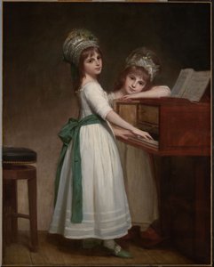 Caroline Thurlowin (s. 1772) ja Catharine Thurlowin (k. 1826) muotokuva tekijältä George Romney