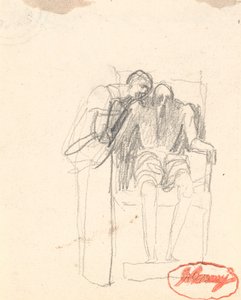 Mahdollisesti kaksi hahmoa teoksesta ”Old Age” tekijältä George Romney