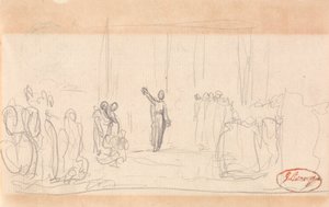 Mahdollisesti väkijoukko ennen profeettatarta tekijältä George Romney