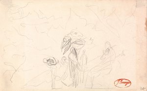 Mahdollisesti hahmoryhmä, jossa on lentäviä hahmoja. tekijältä George Romney
