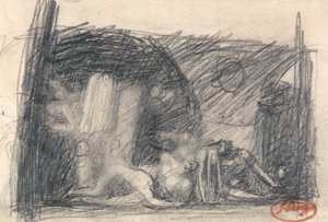 Vankilakohtaus tekijältä George Romney