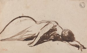 Prostrate nainen tekijältä George Romney
