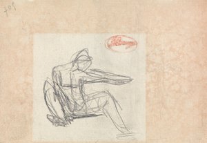 Istuva hahmo tekijältä George Romney