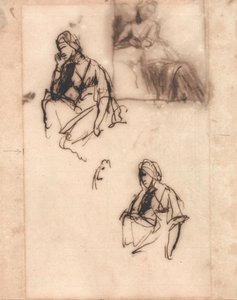 Istuva nainen tekijältä George Romney