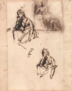 Istuva nainen tekijältä George Romney