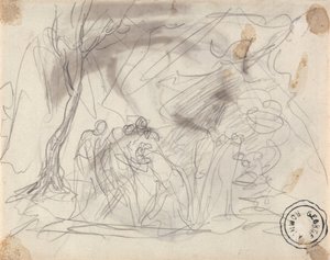 Canidian ja nuorten luonnos tekijältä George Romney