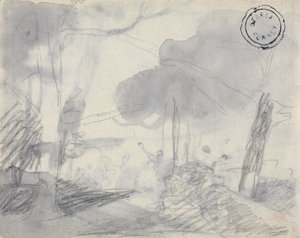 Luonnos puista tekijältä George Romney