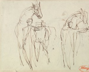 Luonnoksia hevosmiehelle tekijältä George Romney