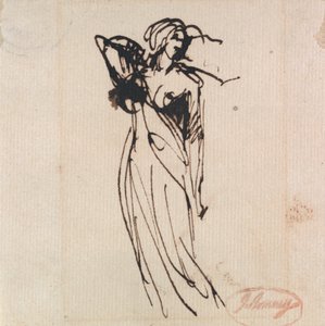 Seisova naishahmo tekijältä George Romney