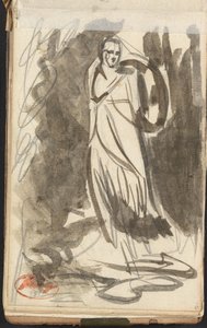 Seisova naishahmo tekijältä George Romney