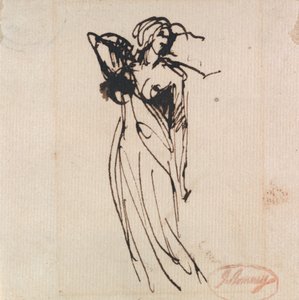 Seisova naishahmo tekijältä George Romney
