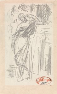Seisova nainen tekijältä George Romney