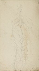 Seisova naishahmo tekijältä George Romney