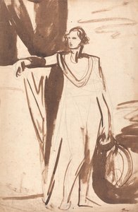 Luonnos George Spencerin, Marlboroughin neljännen herttuan, muotokuvaksi tekijältä George Romney