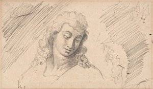 Nuoren miehen pään tutkimus tekijältä George Romney