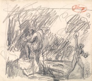 Perditan hylkääminen ja pelastaminen teoksesta ”Talven tarina” tekijältä George Romney