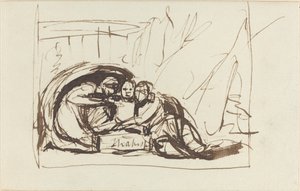 Komedian ja tragedian hoitama Shakespeare-lapsi tekijältä George Romney