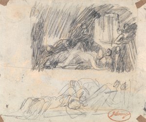 Kaksi tutkimusta John Howardista vierailemassa karanteenikeskukseen tekijältä George Romney