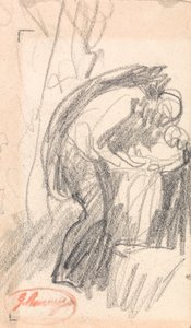 Tunnistamaton kohde: Mies lapsen kanssa tekijältä George Romney