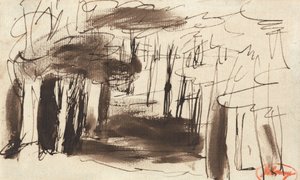 Metsämaisema tekijältä George Romney