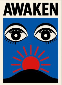 Herääminen, 2025 (akryyli kankaalle) tekijältä George Rosaly