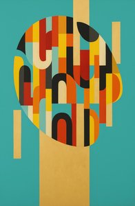 Tasapaino liikkeessä, 2025 (akryyli kankaalle) tekijältä George Rosaly