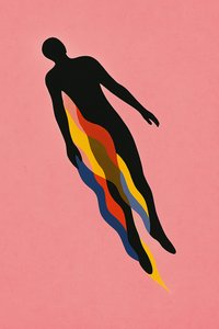 Läpimurto, 2025 (akryyli kankaalle) tekijältä George Rosaly