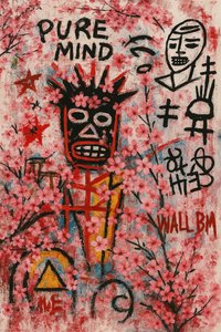 Healing Eyes, 2025 (akryyli kankaalle) tekijältä George Rosaly