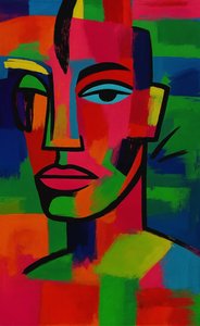 Heijastuksia väreissä, 2025 (akryyli kankaalle)