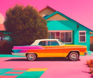 Technicolor Dreams, 21. vuosisata (maalaus) tekijältä George Rosaly