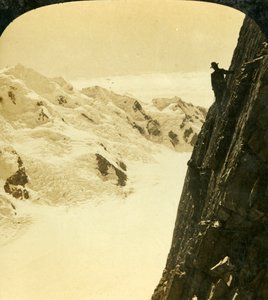 Vaarallinen nousu, Mount Malte Brun, Uusi-Seelanti, 1909.