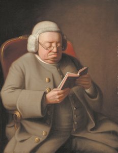 Muotokuva Isaac Brodeausta lukemassa kirjaa, 1700-luku